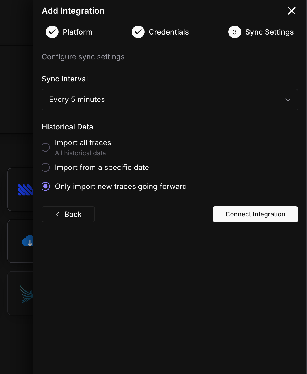 Message Queue sync settings