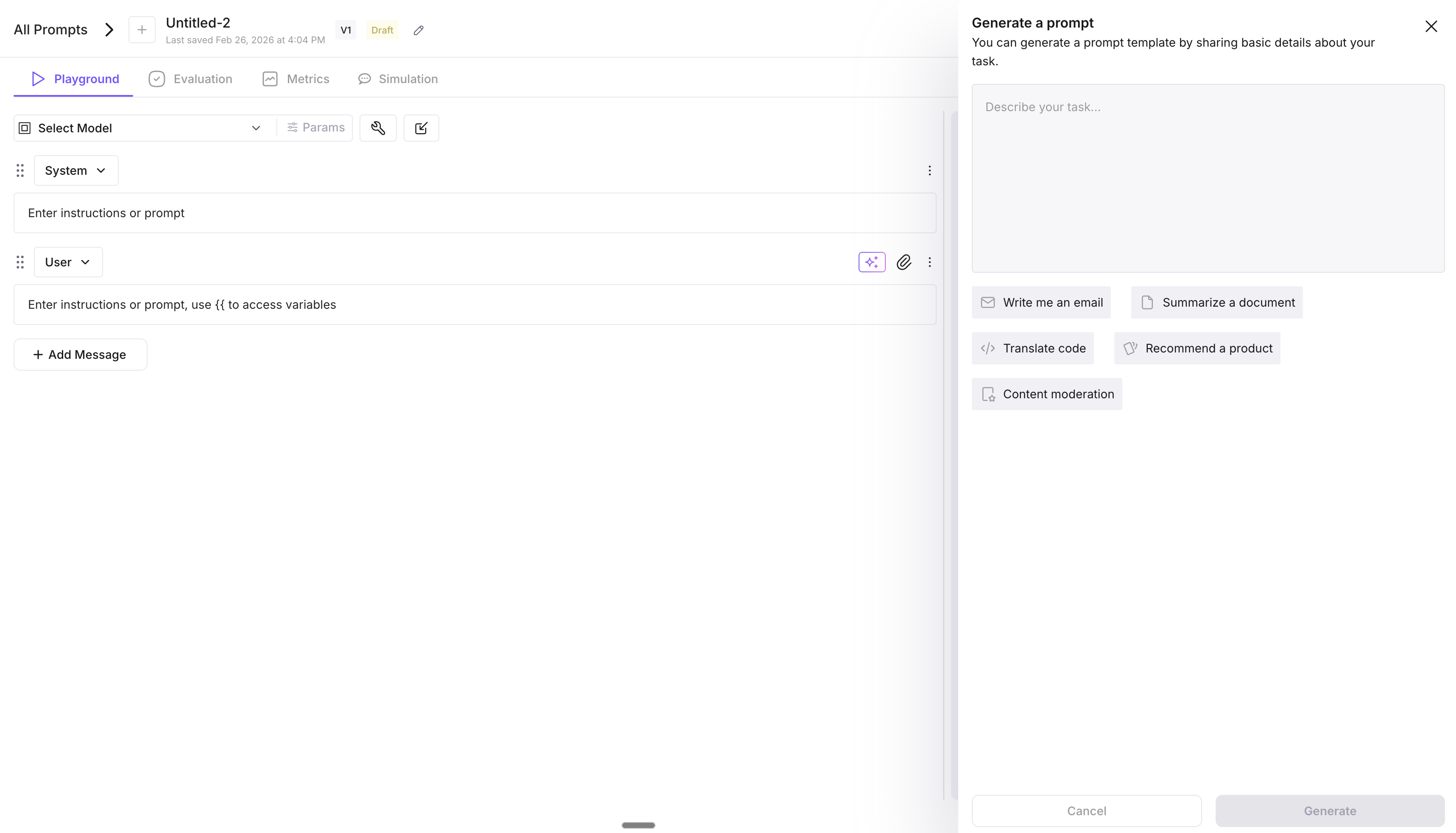 Enter your statement