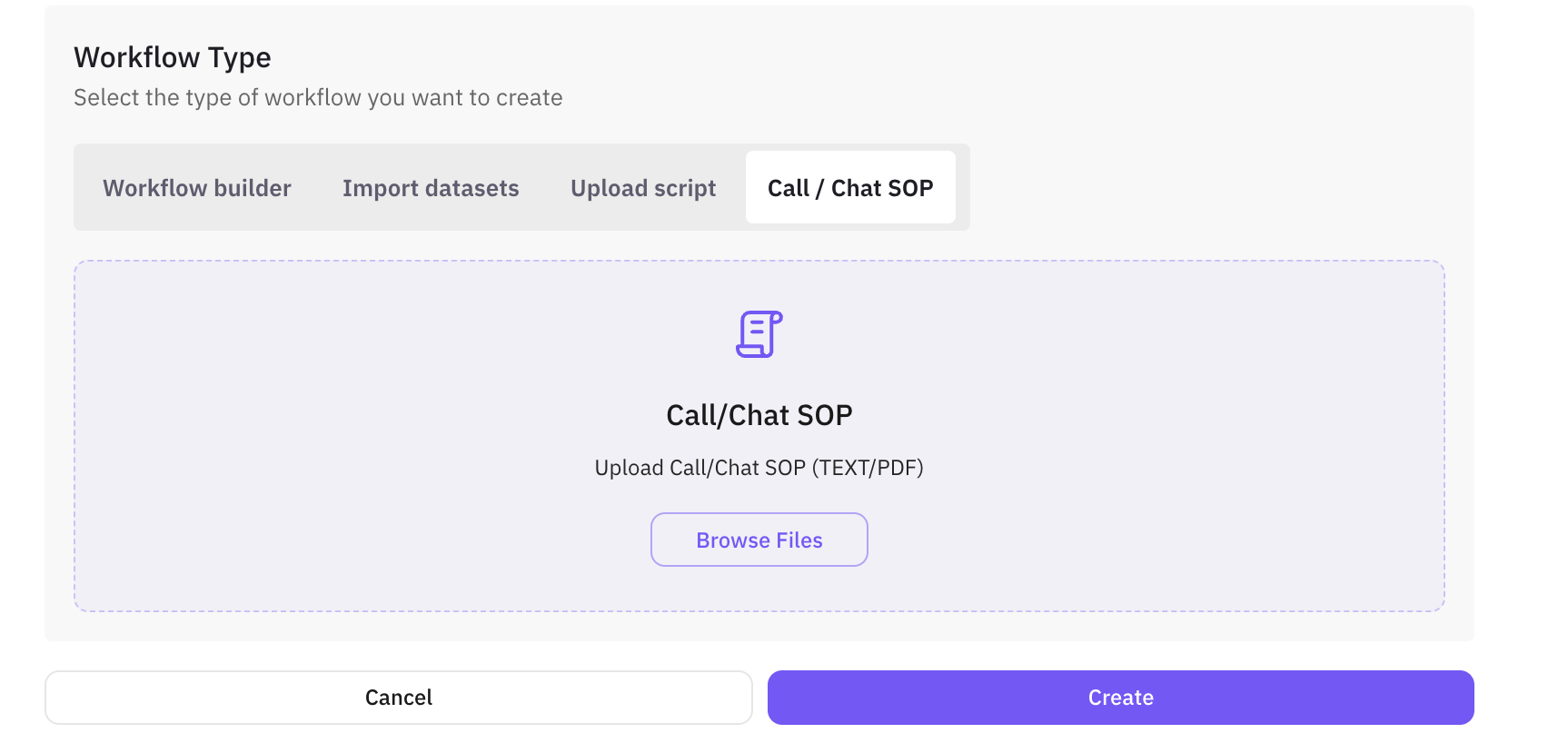 Chat SOP Interface